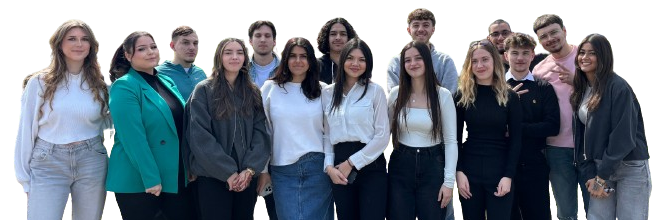 BTS NDRC Metz Photo d'un groupe d'étudiants en foramtion au lycée robert schuman de Metz