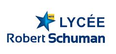 logo avec étoile bleue et inscription Metz du Lycée général et technologique Robert Schuman Metz
